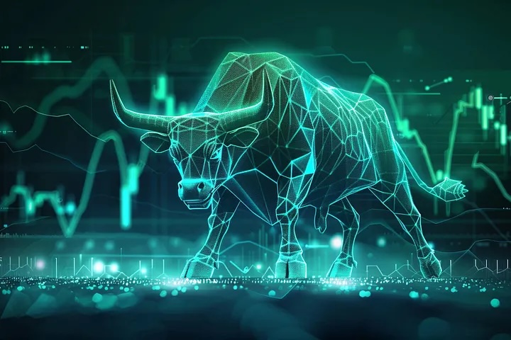 Graphic showing a Bull